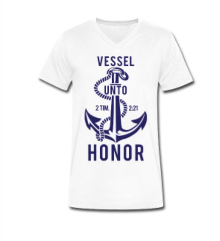 Men's Fitted V-Neck Tshirt - CC Brand
 - 1