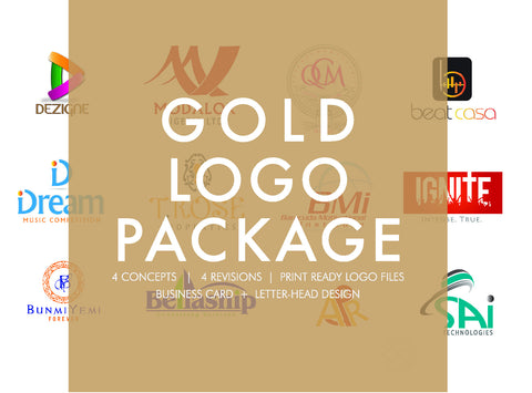 Gold Logo Package - CC Brand
